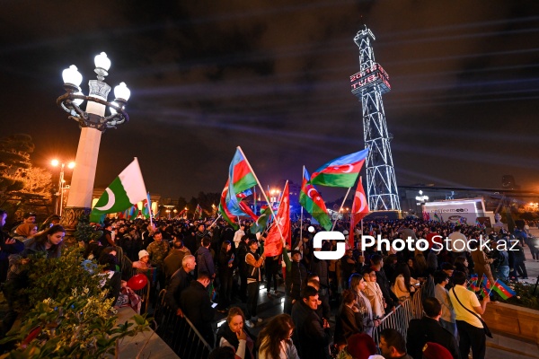 Zəfər Günü münasibətilə Bakıda keçirilən konsert və atəşfəşanlıq