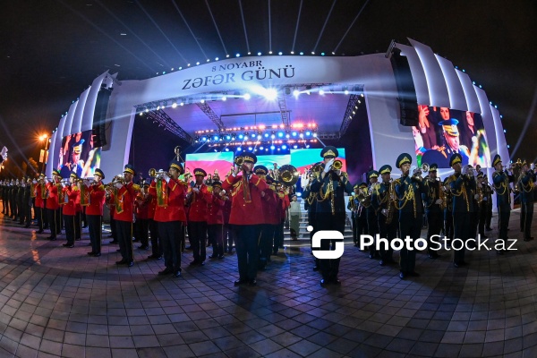 Zəfər Günü münasibətilə Bakıda keçirilən konsert və atəşfəşanlıq