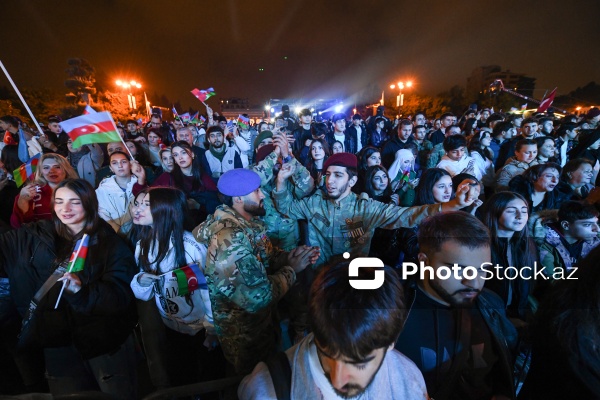 Zəfər Günü münasibətilə Bakıda keçirilən konsert və atəşfəşanlıq