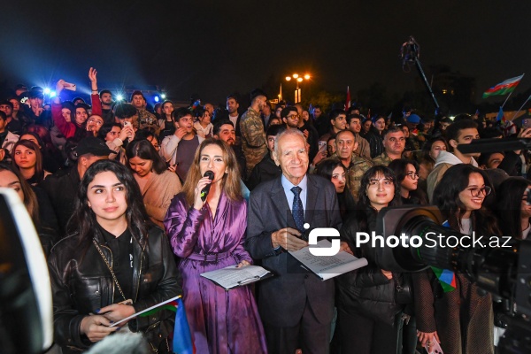 Zəfər Günü münasibətilə Bakıda keçirilən konsert və atəşfəşanlıq